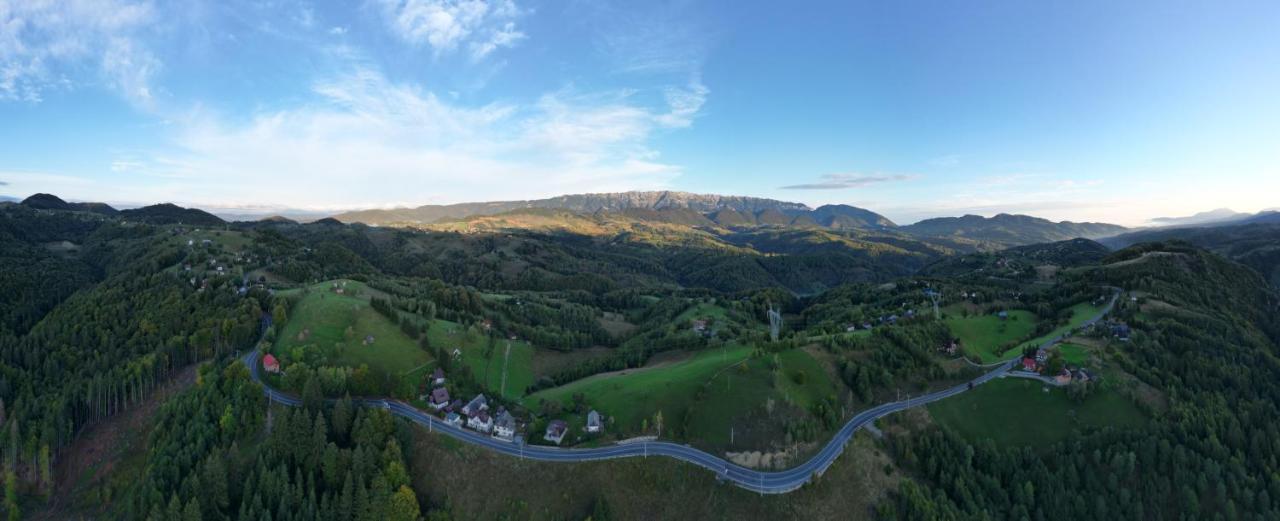 Prater House Mountain View Villa Moieciu de Jos Exteriör bild